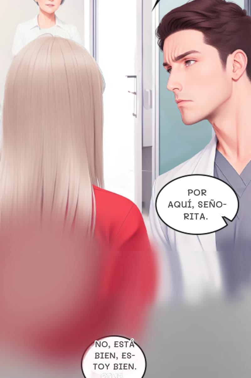 Por aquí, señorita.
No, está bien, estoy bien.