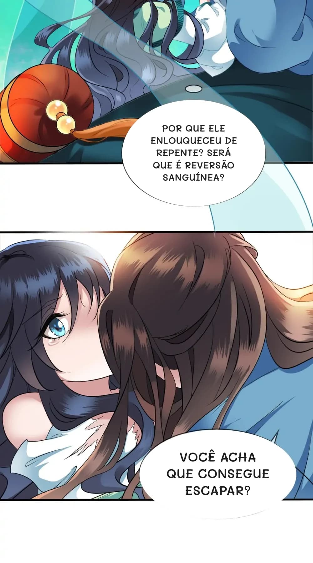Por que ele enlouqueceu de repente? Será que é reversão sanguínea?
Você acha que consegue escapar?