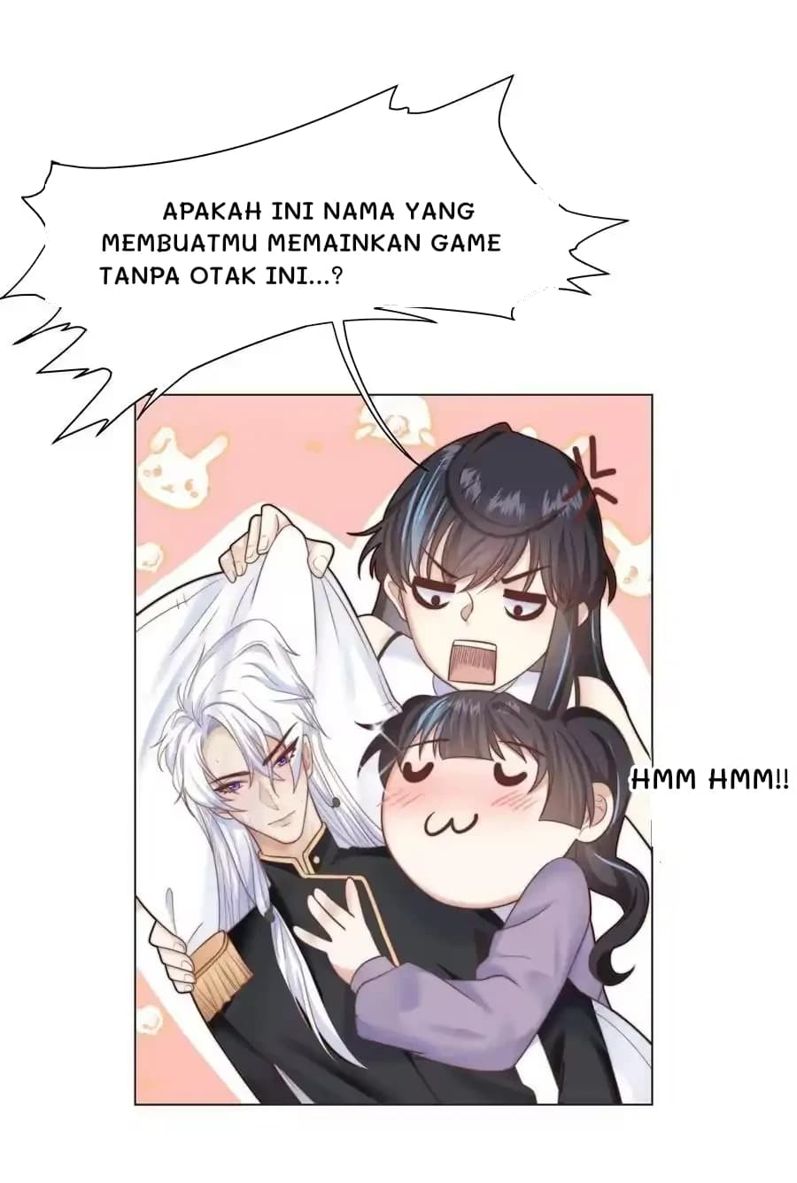 Apakah ini nama yang membuatmu memainkan game tanpa otak ini...?
Hmm hmm!!