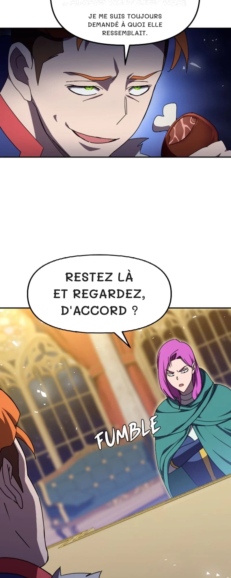 Je me suis toujours demandé à quoi elle ressemblait.
Restez là et regardez, d'accord ?