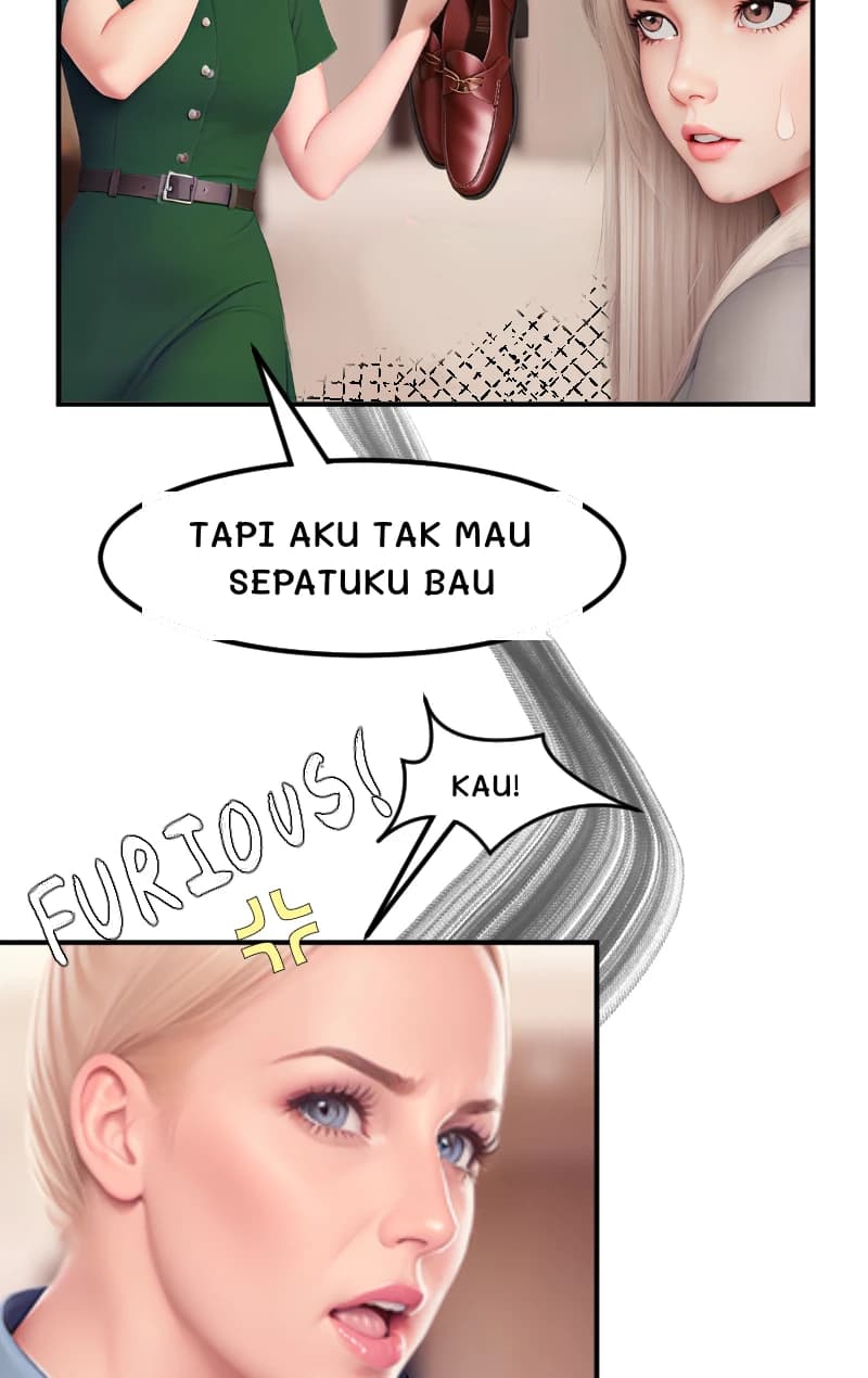 TAPI AKU TAK MAU SEPATUKU BAU
KAU!