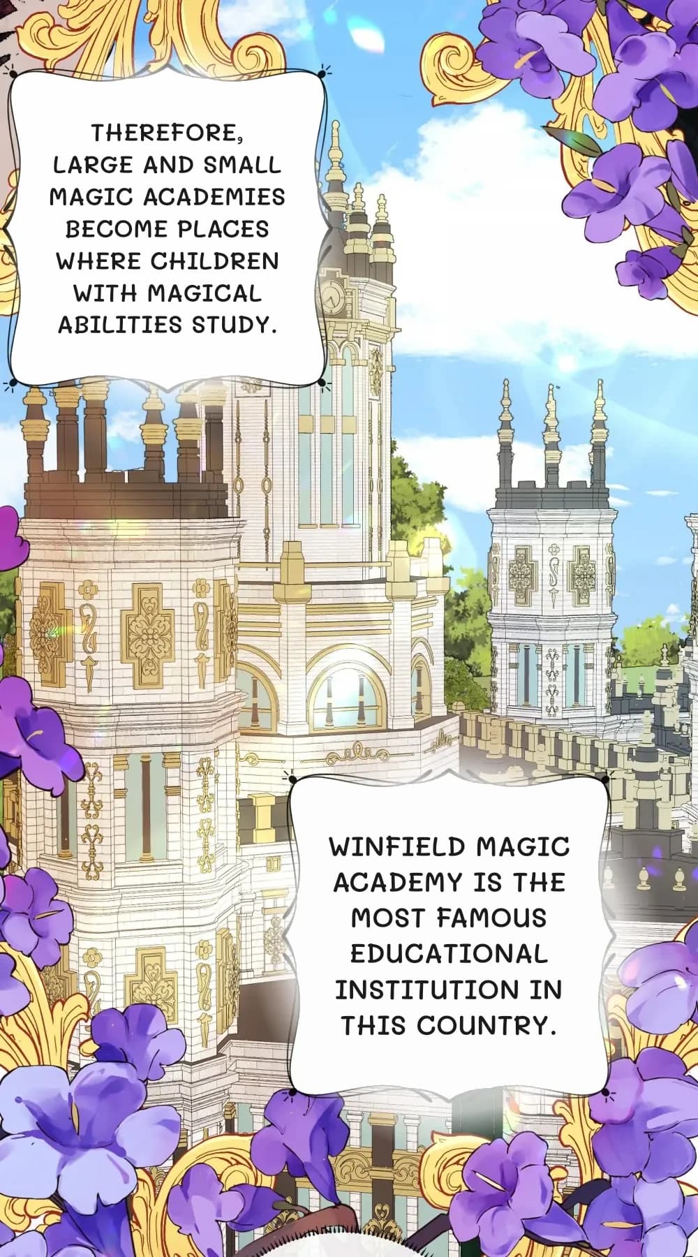 Therefore, large and small magic academies become places where children with magical abilities study.
Winfield Magic Academy is the most famous educational institution in this country.