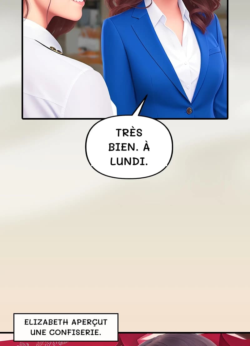 Très bien. À lundi.
Elizabeth aperçut une confiserie.