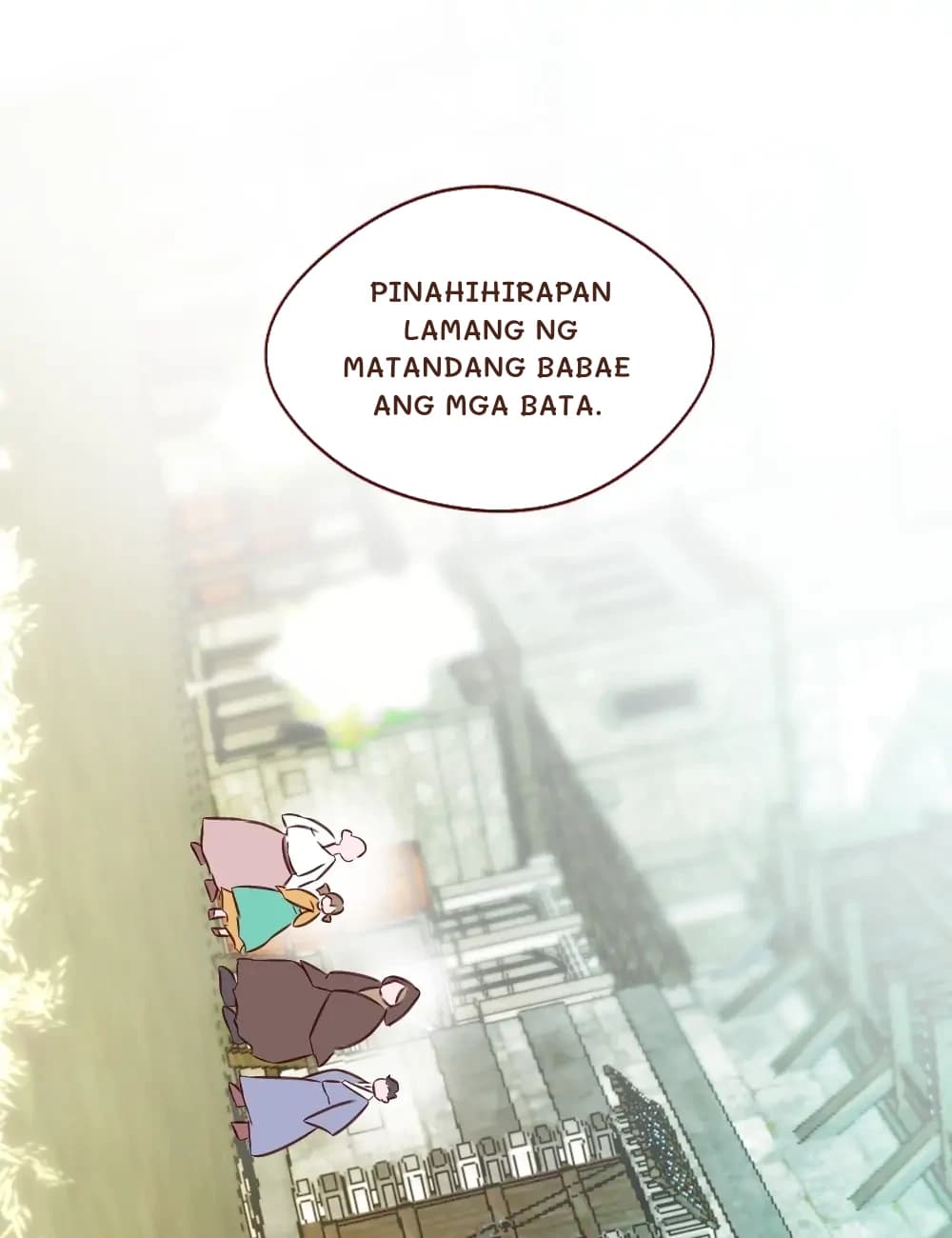Pinahihirapan lamang ng matandang babae ang mga bata.