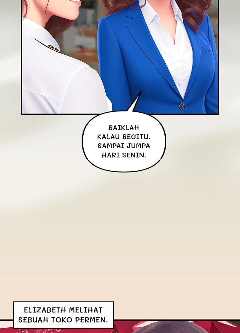 Baiklah kalau begitu. Sampai jumpa hari Senin.
Elizabeth melihat sebuah toko permen.