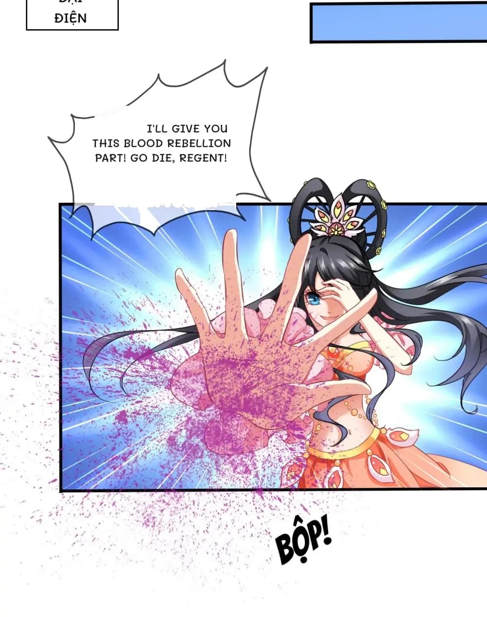 I'll give you this Blood Rebellion part! Go die, Regent!