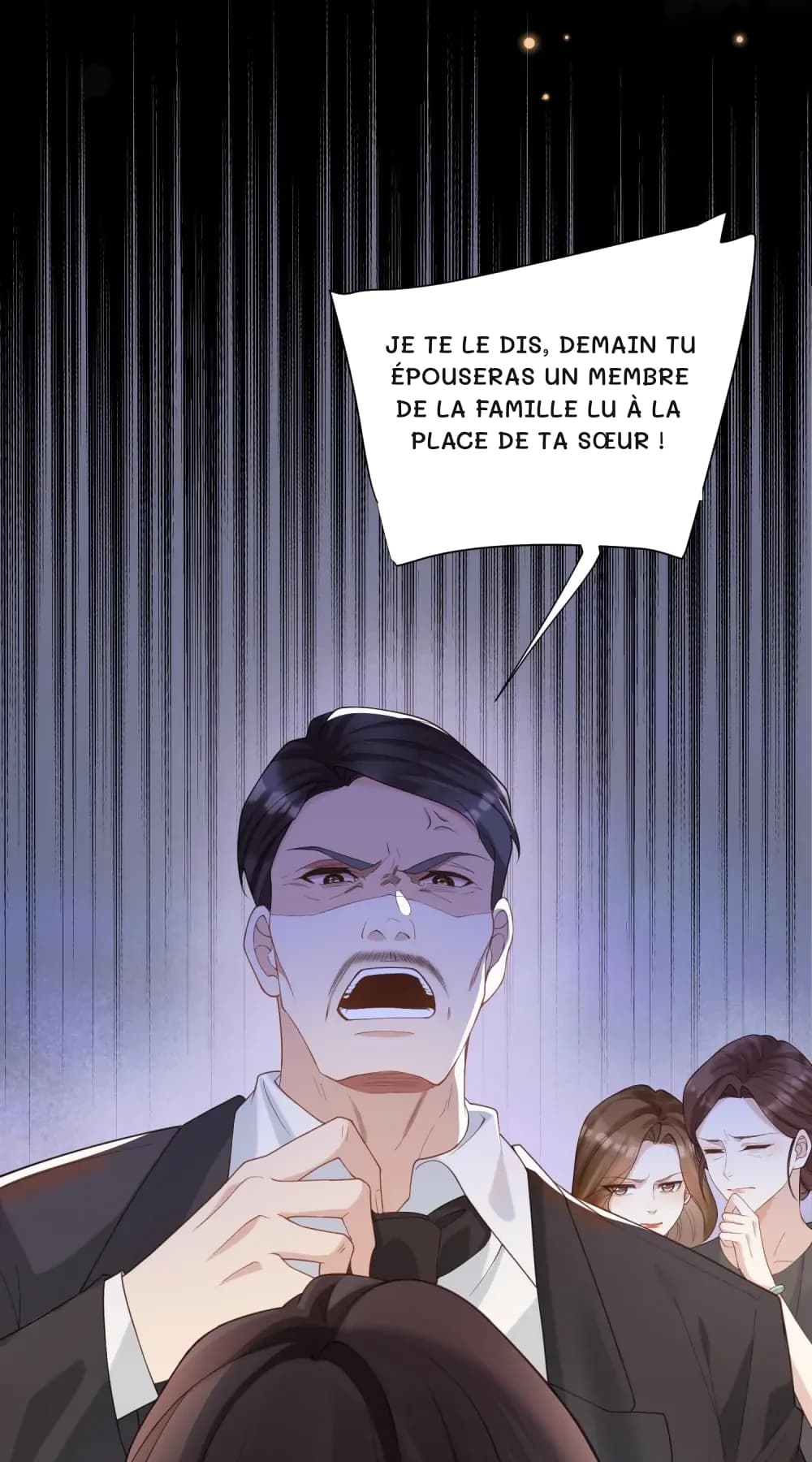 Je te le dis, demain tu épouseras un membre de la famille Lu à la place de ta sœur !