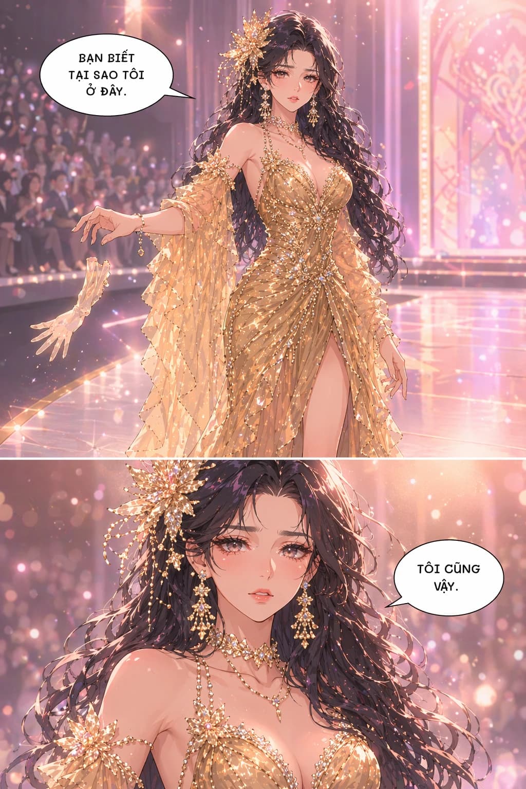 Bạn biết tại sao tôi ở đây.
Tôi cũng vậy.