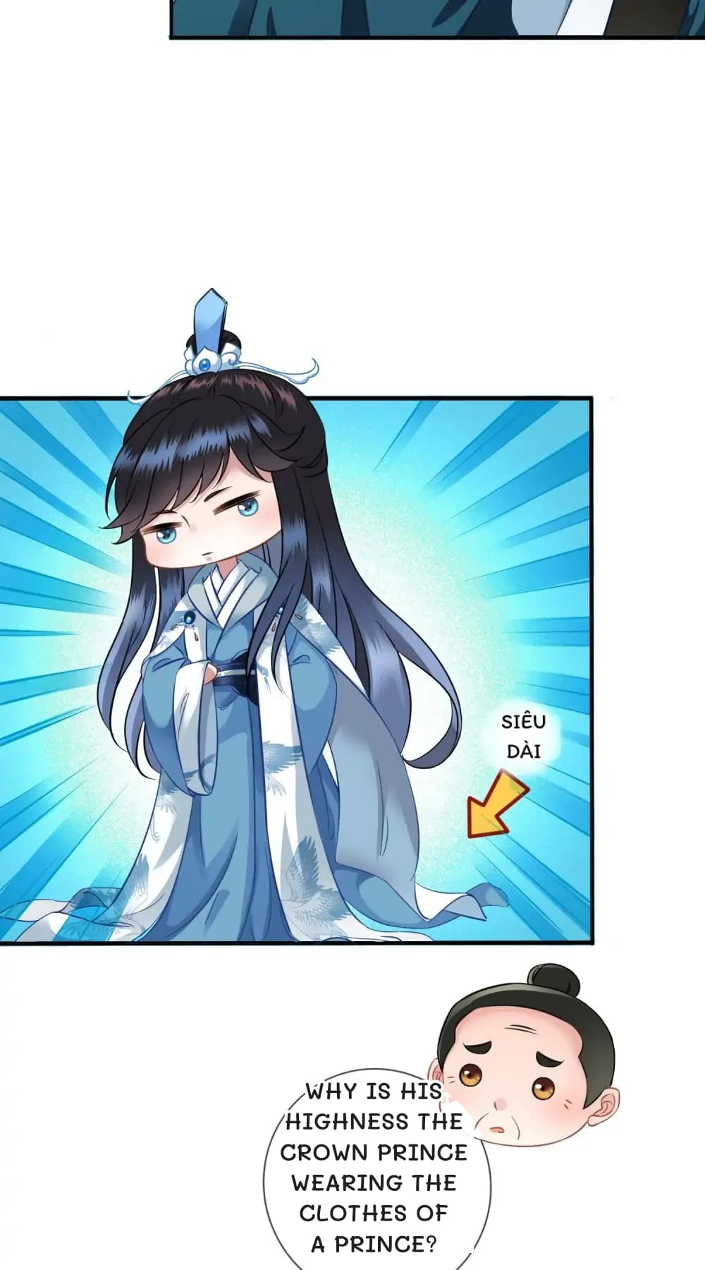 Why is His Highness the Crown Prince wearing the clothes of a prince?