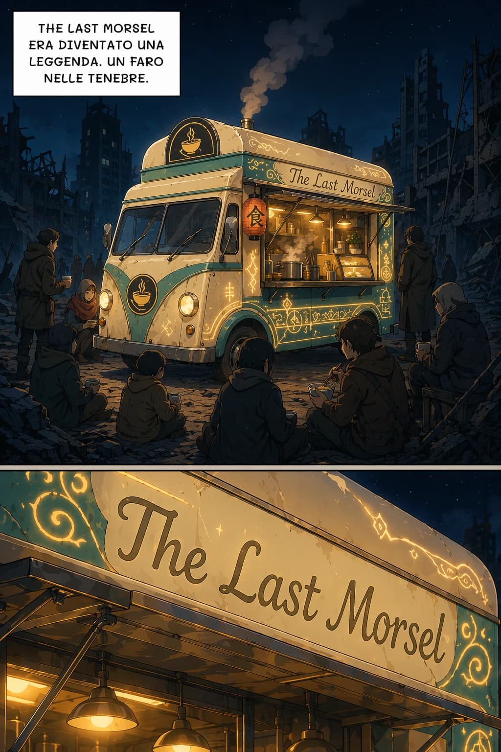 THE LAST MORSEL ERA DIVENTATO UNA LEGGENDA. UN FARO NELLE TENEBRE.