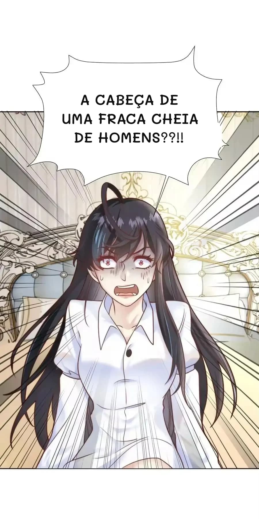 A cabeça de uma fraca cheia de homens??!!