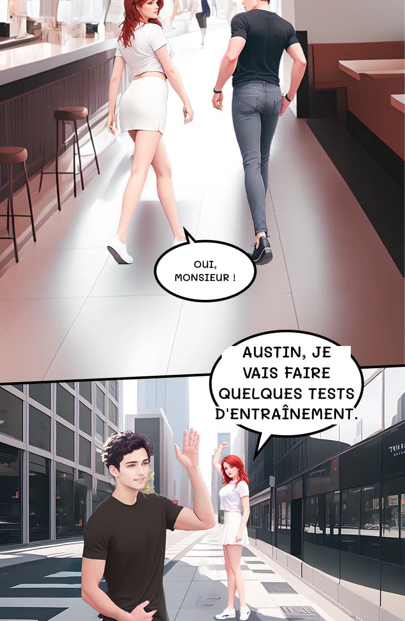 Oui, monsieur !
Austin, je vais faire quelques tests d'entraînement.
