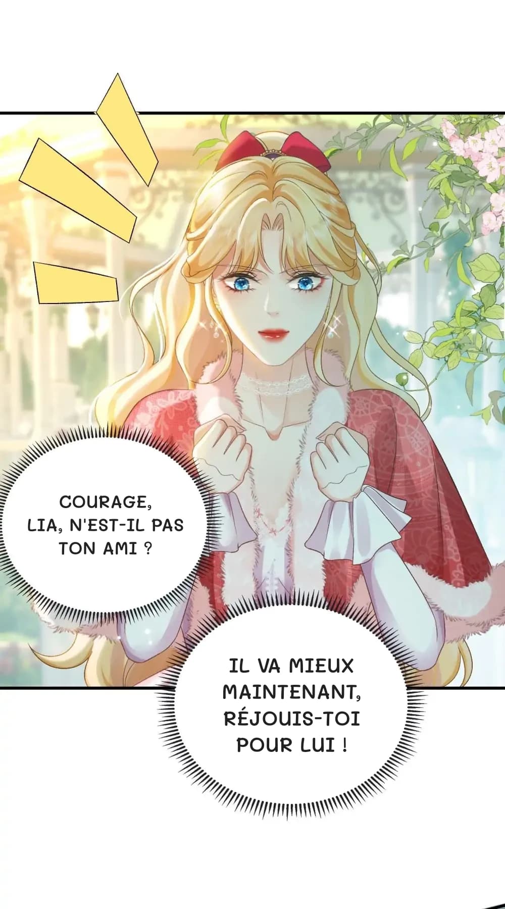 Courage, Lia, n'est-il pas ton ami ?
Il va mieux maintenant, réjouis-toi pour lui !