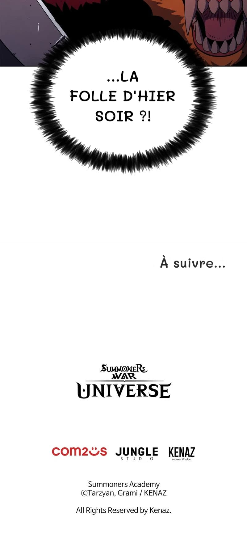 …la folle d'hier soir ?!
À suivre…