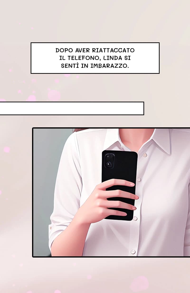 Dopo aver riattaccato il telefono, Linda si sentì in imbarazzo.