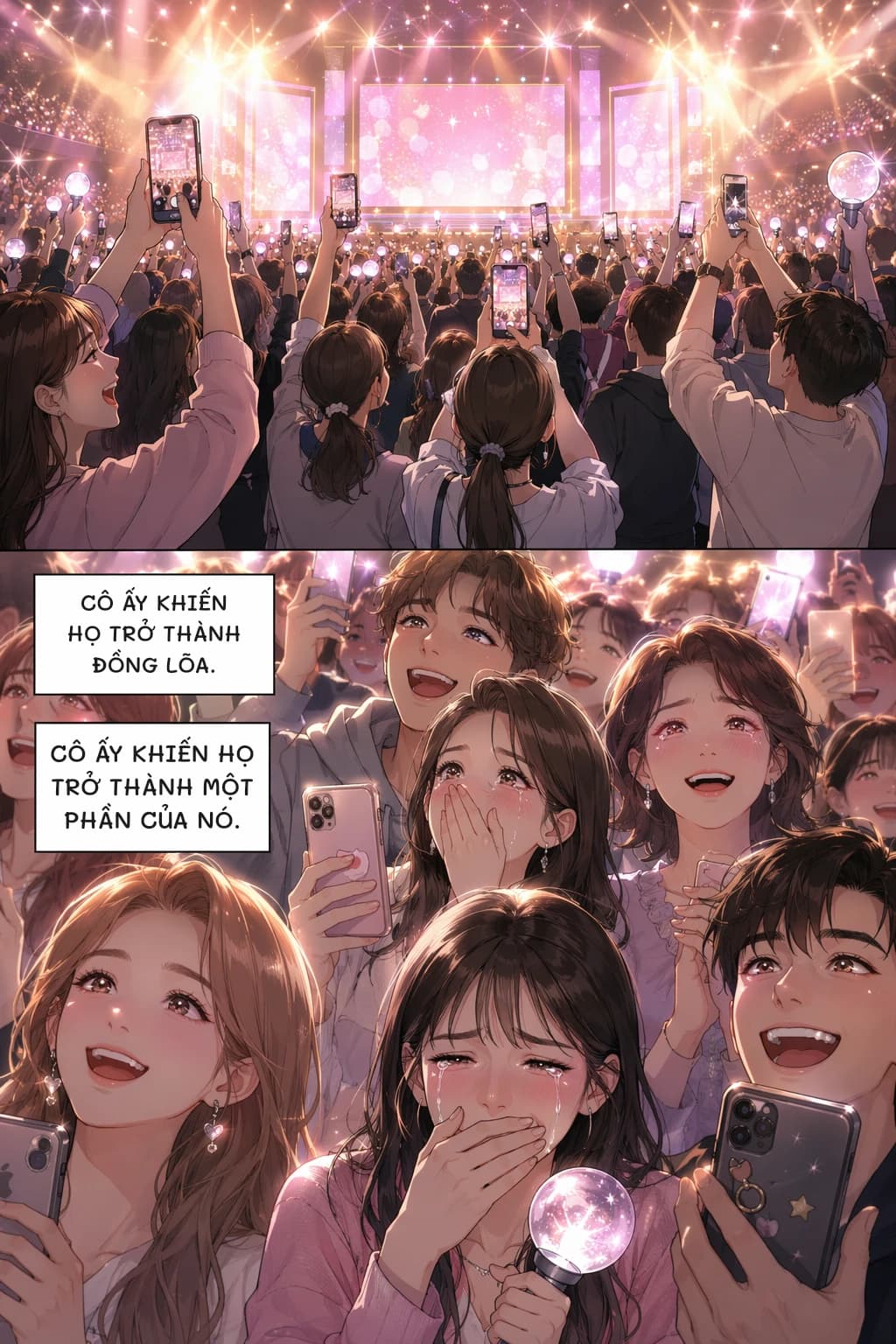 Cô ấy khiến họ trở thành đồng lõa.
Cô ấy khiến họ trở thành một phần của nó.