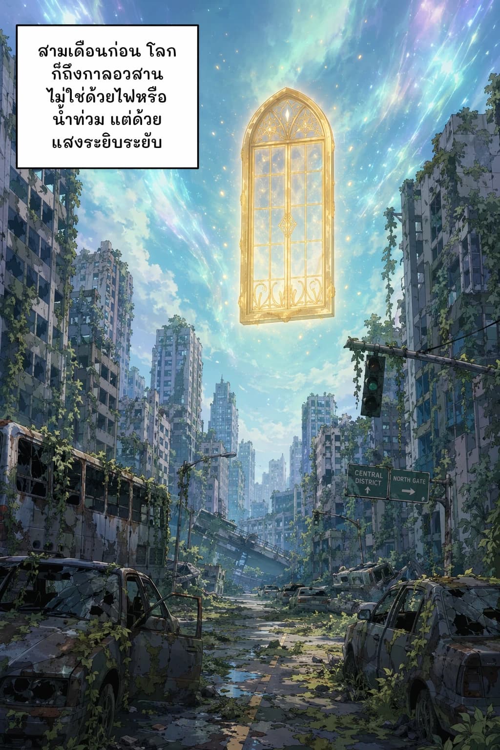 สามเดือนก่อน โลกก็ถึงกาลอวสาน ไม่ใช่ด้วยไฟหรือน้ำท่วม แต่ด้วยแสงระยิบระยับ