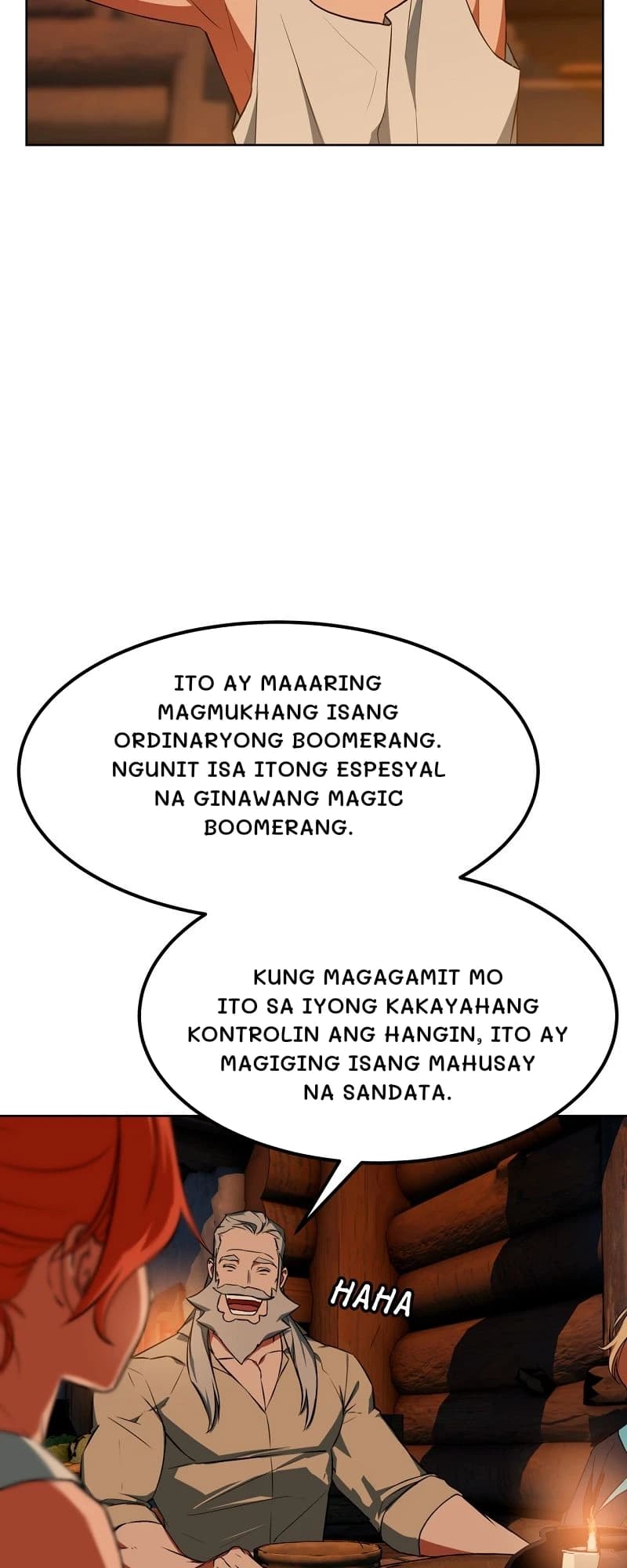 Ito ay maaaring magmukhang isang ordinaryong boomerang. Ngunit isa itong espesyal na ginawang magic boomerang.
Kung magagamit mo ito sa iyong kakayahang kontrolin ang hangin, ito ay magiging isang mahusay na sandata.