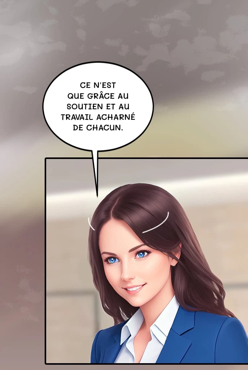 Ce n'est que grâce au soutien et au travail acharné de chacun.