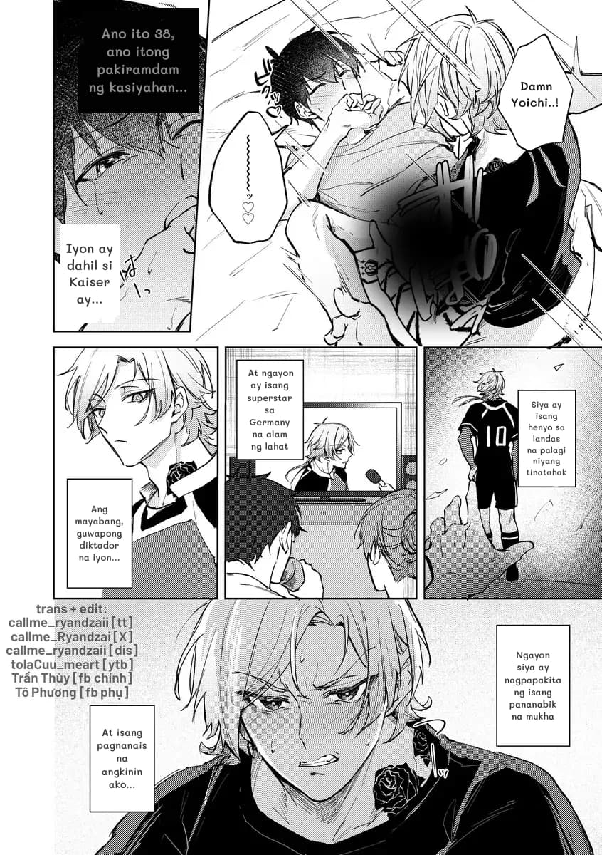 Ano ito 38, ano itong pakiramdam ng kasiyahan...
Damn Yoichi..!
Iyon ay dahil si Kaiser ay...
At ngayon ay isang superstar sa Germany na alam ng lahat
Siya ay isang henyo sa landas na palagi niyang tinatahak
Ang mayabang, guwapong diktador na iyon...
Ngayon siya ay nagpapakita ng isang pananabik na mukha
At isang pagnanais na angkinin ako...