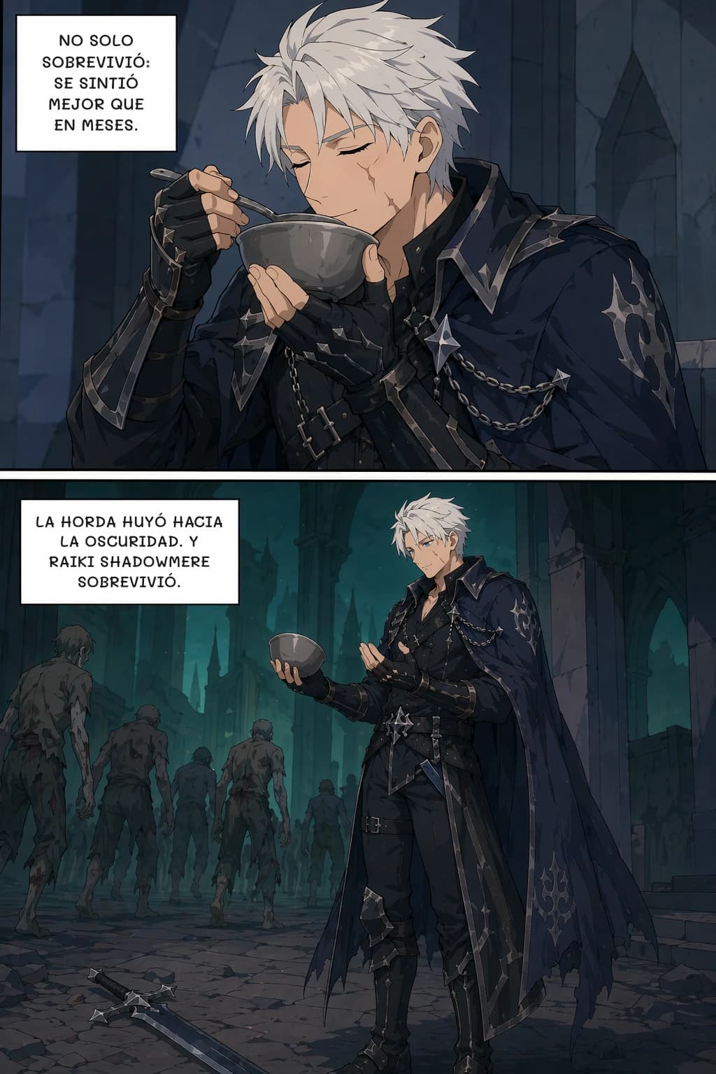 NO SOLO SOBREVIVIÓ: SE SINTIÓ MEJOR QUE EN MESES.
LA HORDA HUYÓ HACIA LA OSCURIDAD. Y RAIKI SHADOWMERE SOBREVIVIÓ.