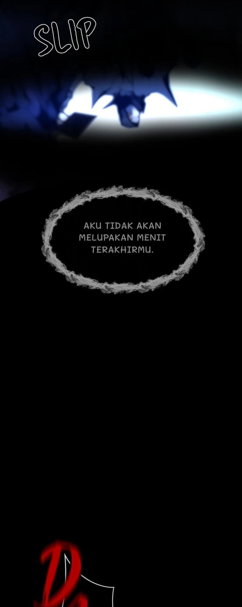 Aku tidak akan melupakan menit terakhirmu.