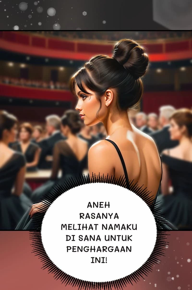 Aneh rasanya melihat namaku di sana untuk penghargaan ini!