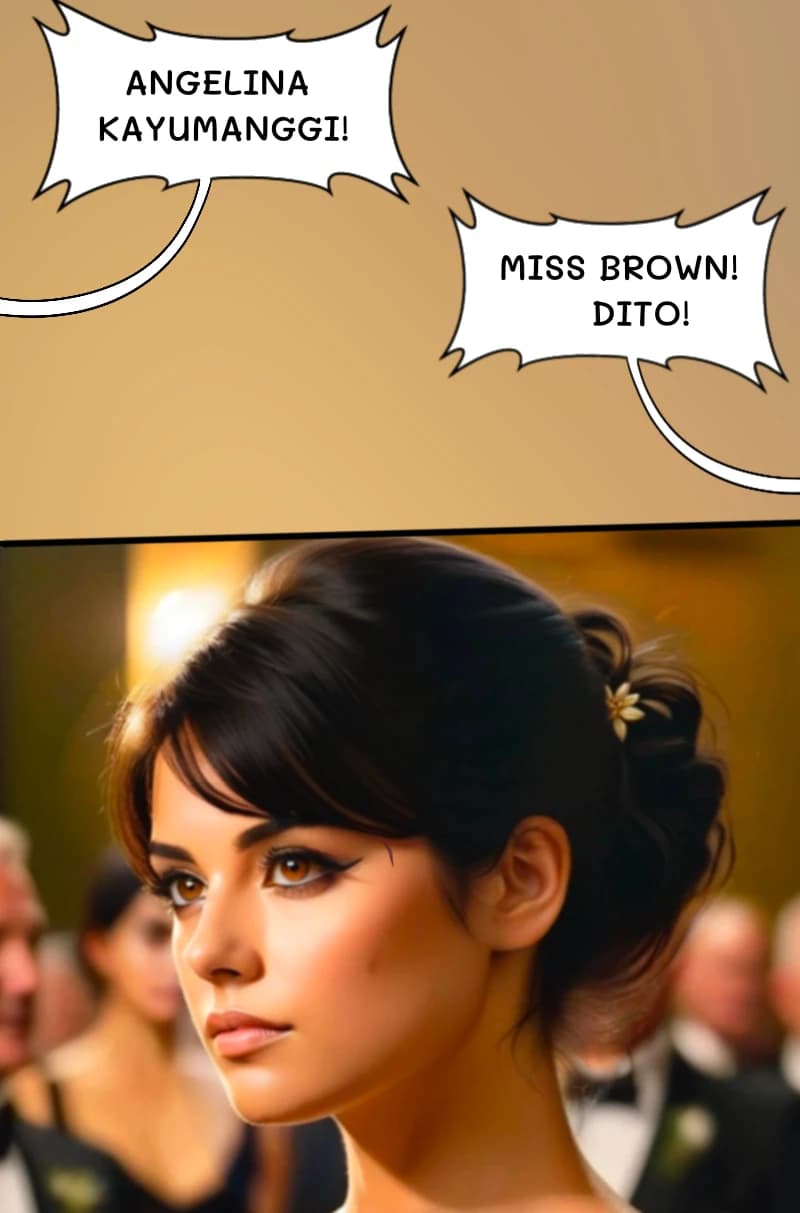 Angelina kayumanggi!
Miss brown! Dito!