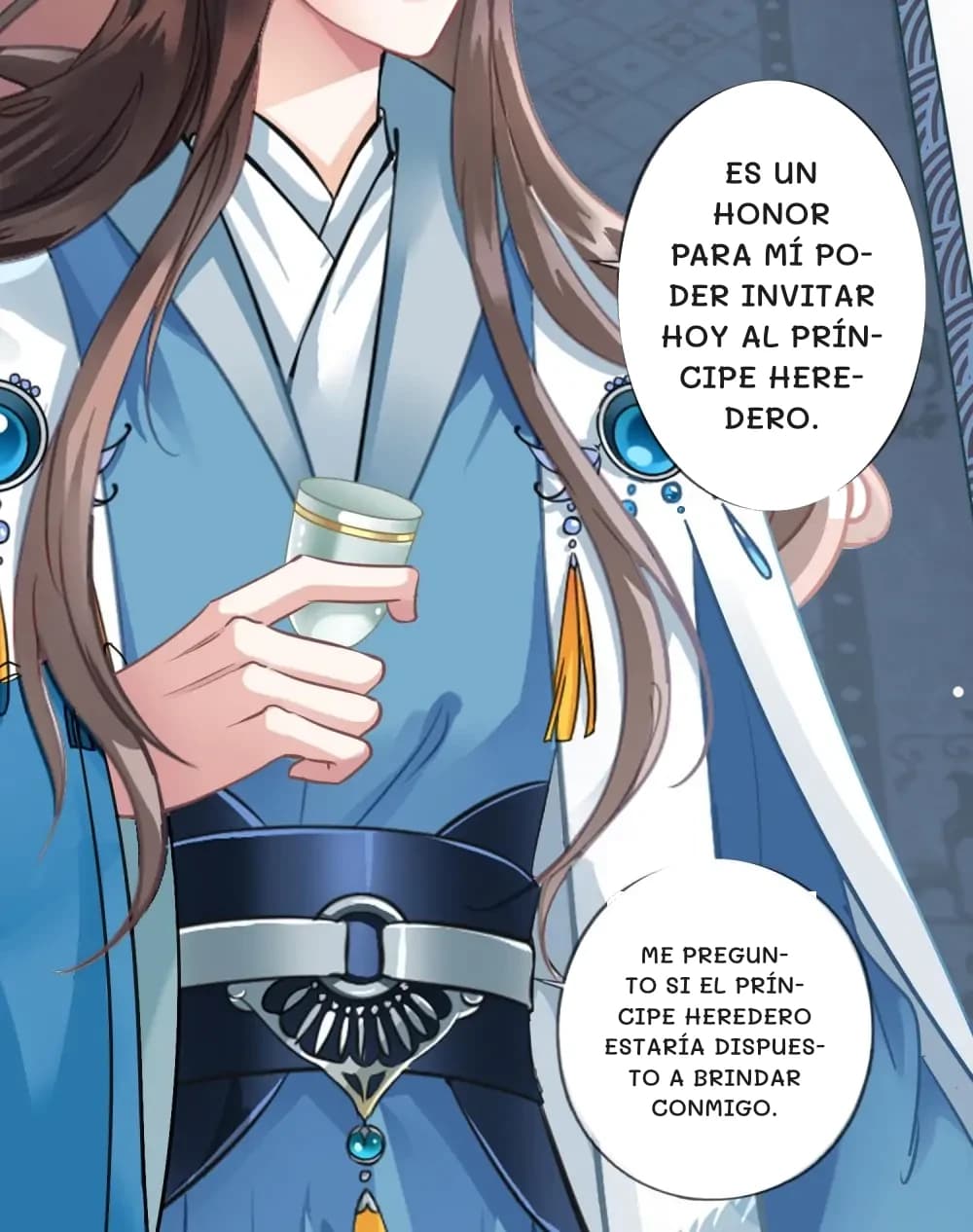 Es un honor para mí poder invitar hoy al Príncipe Heredero.
Me pregunto si el Príncipe Heredero estaría dispuesto a brindar conmigo.
