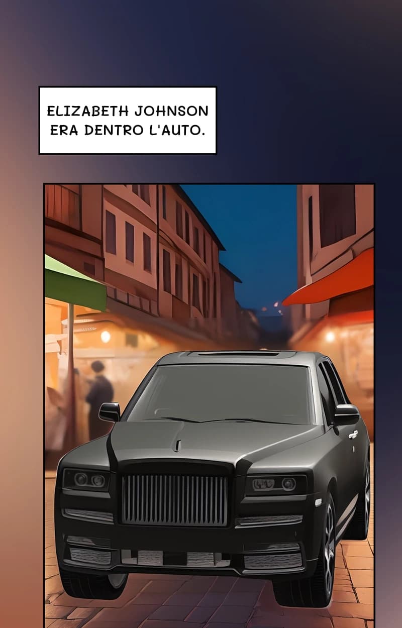 Elizabeth Johnson era dentro l'auto.