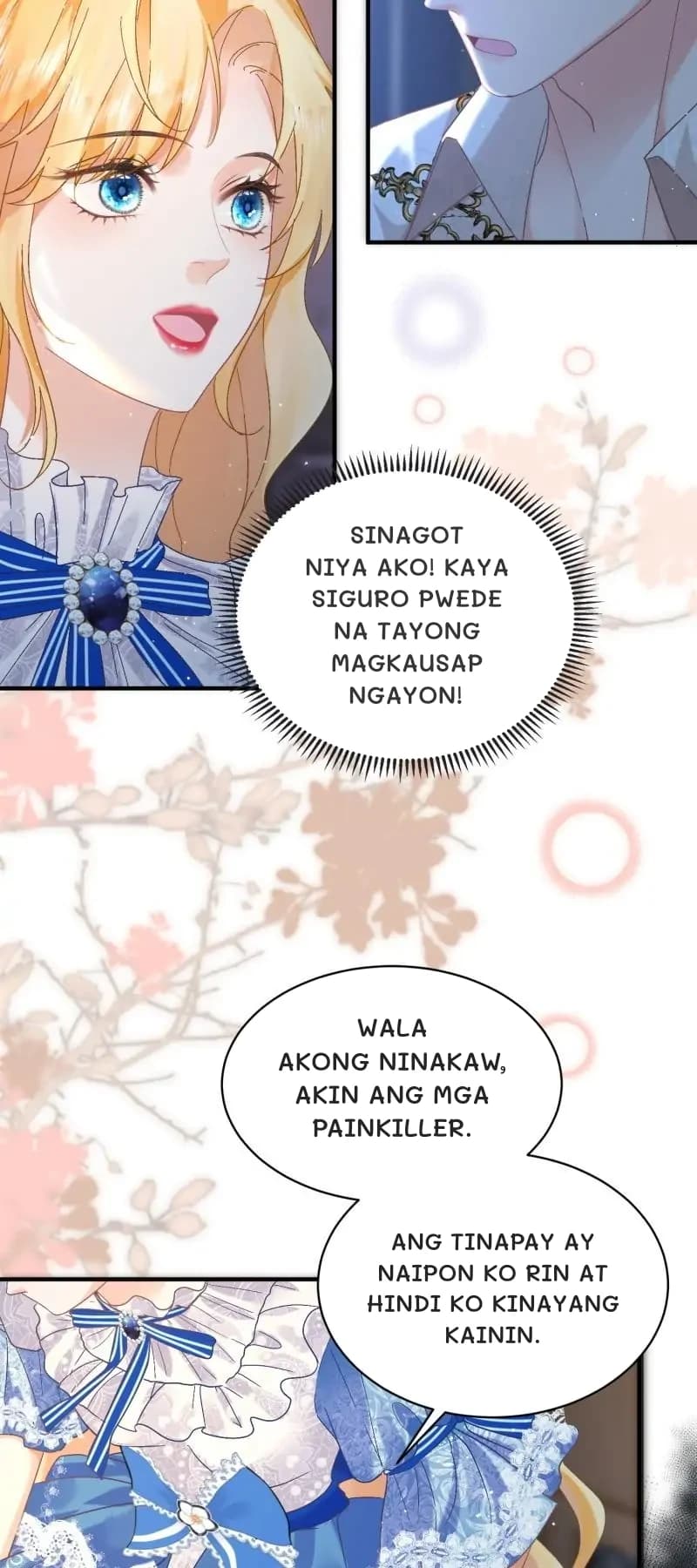 Sinagot niya ako! Kaya siguro pwede na tayong magkausap ngayon!
Wala akong ninakaw, akin ang mga painkiller.
Ang tinapay ay naipon ko rin at hindi ko kinayang kainin.