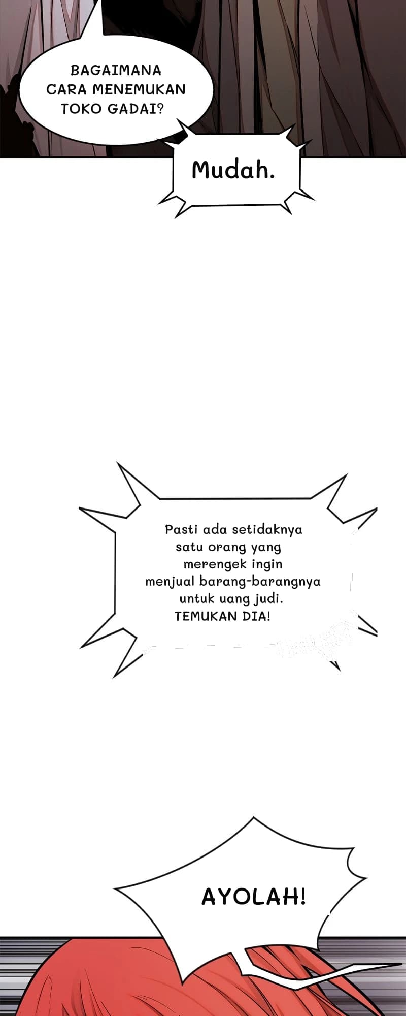 Bagaimana cara menemukan toko gadai?
Mudah.
Pasti ada setidaknya satu orang yang merengek ingin menjual barang-barangnya untuk uang judi. TEMUKAN DIA!
Ayolah!