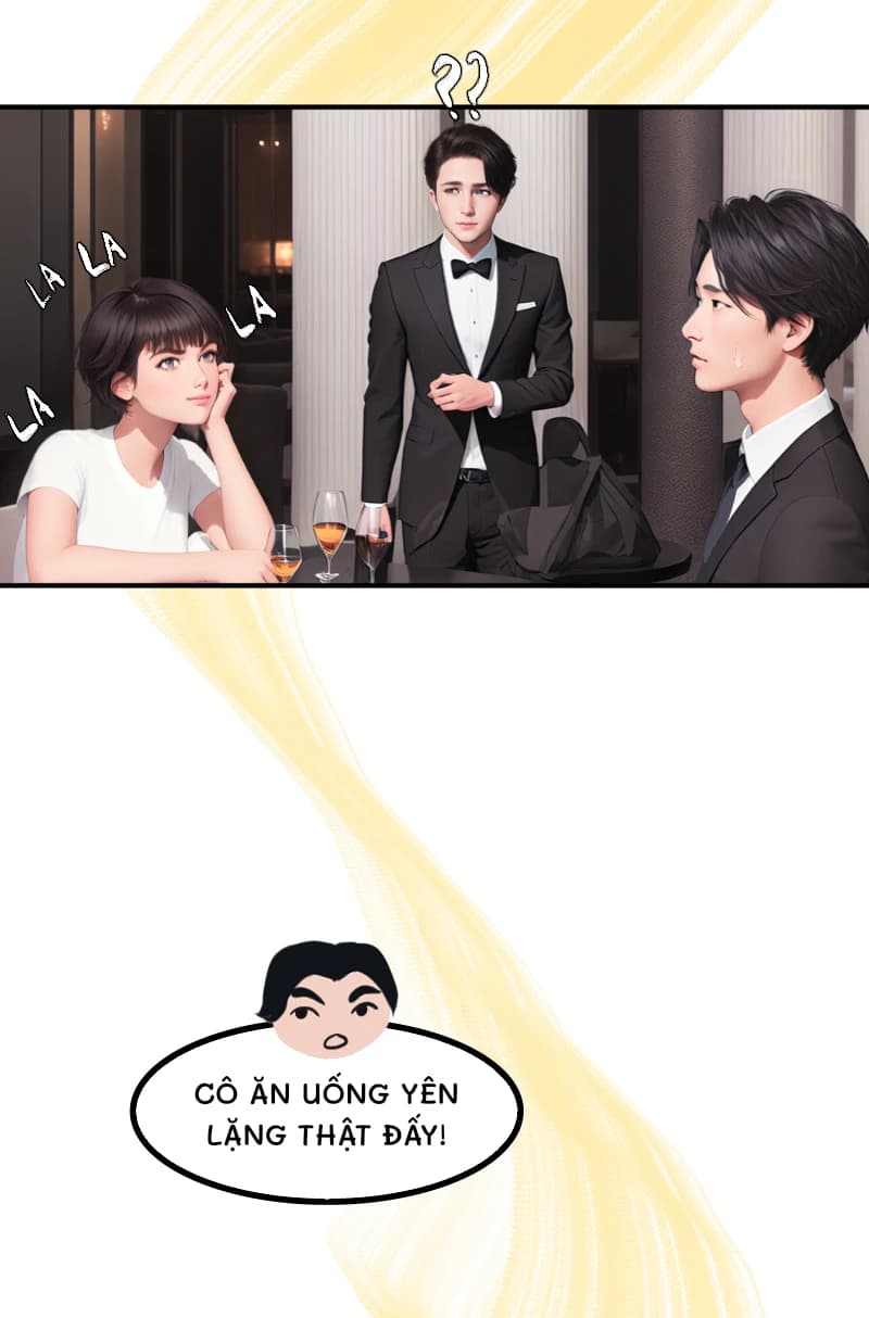 Cô ăn uống yên lặng thật đấy!