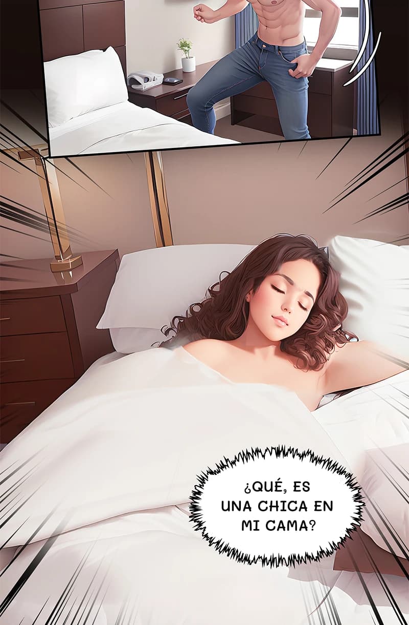 ¿Qué, es una chica en mi cama?