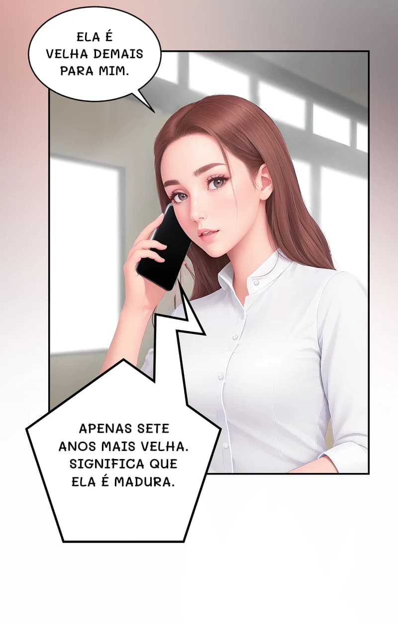 Ela é velha demais para mim.
Apenas sete anos mais velha. Significa que ela é madura.