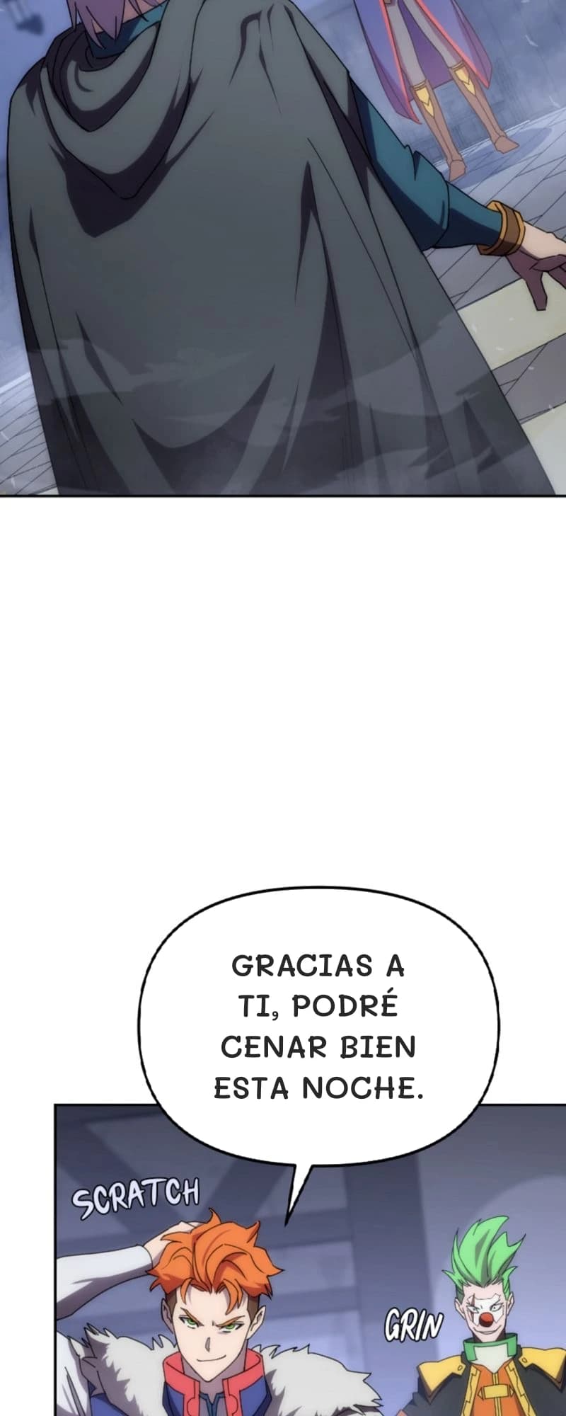 Gracias a ti, podré cenar bien esta noche.
