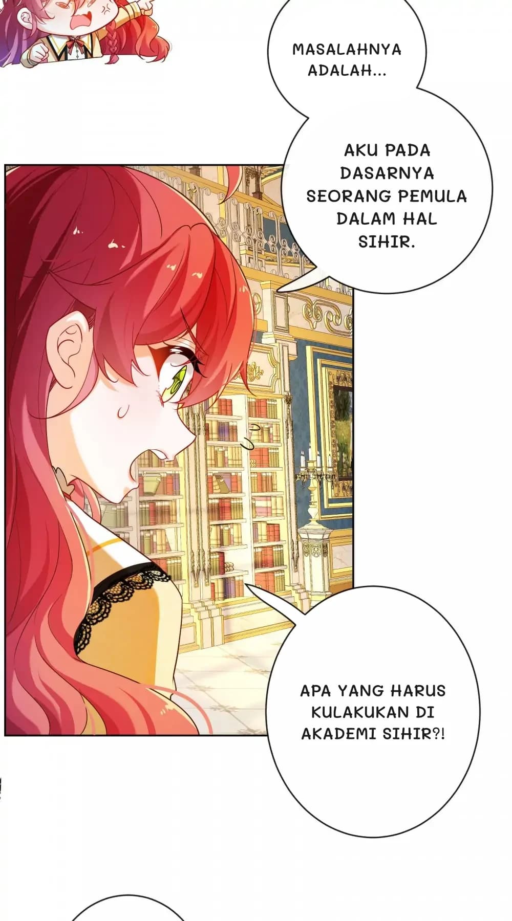 Masalahnya adalah...
Aku pada dasarnya seorang pemula dalam hal sihir.
Apa yang harus kulakukan di akademi sihir?!