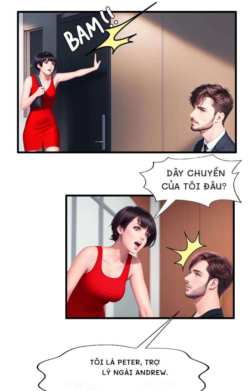 DÂY CHUYỀN CỦA TÔI ĐÂU?
Tôi là Peter, trợ lý ngài Andrew.