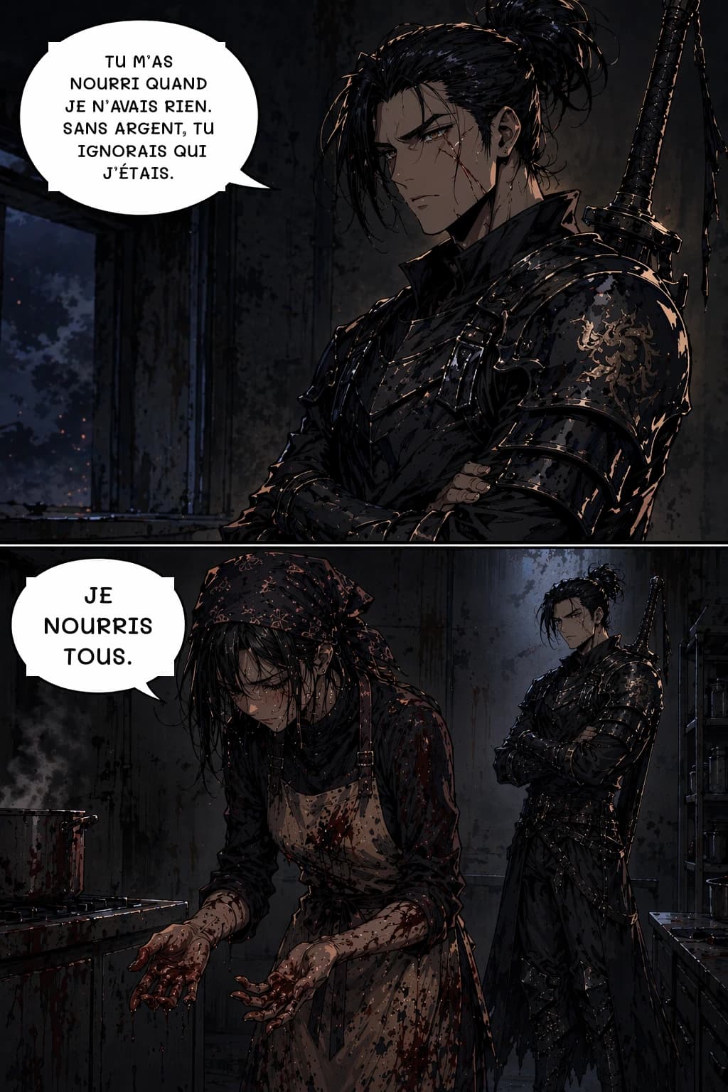 TU M’AS NOURRI QUAND JE N’AVAIS RIEN. SANS ARGENT, TU IGNORAIS QUI J’ÉTAIS.
JE NOURRIS TOUS.