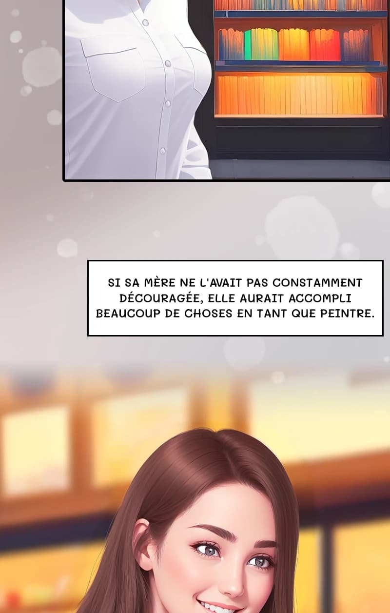 Si sa mère ne l'avait pas constamment découragée, elle aurait accompli beaucoup de choses en tant que peintre.