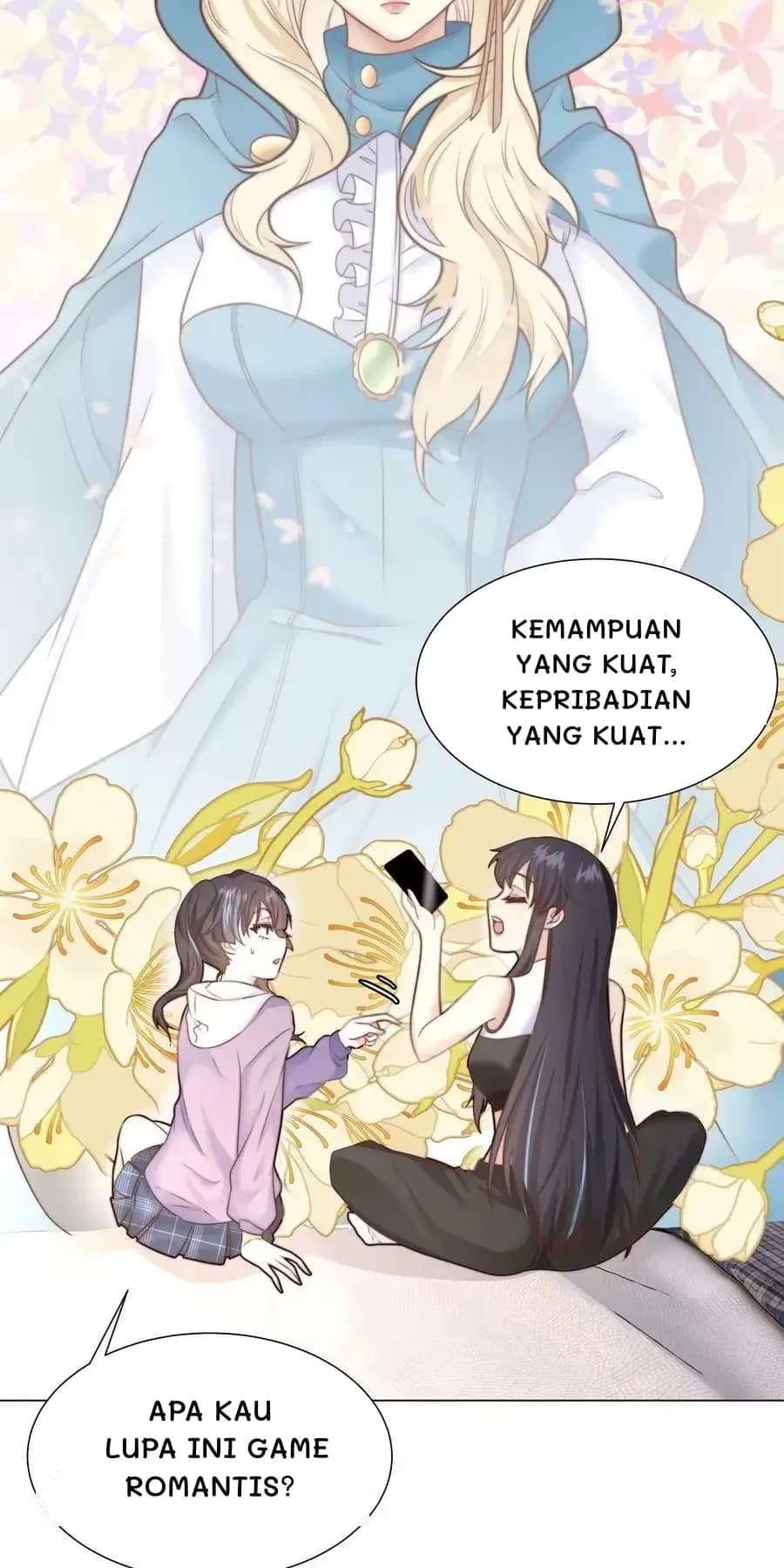 Kemampuan yang kuat, kepribadian yang kuat...
Apa kau lupa ini game romantis?