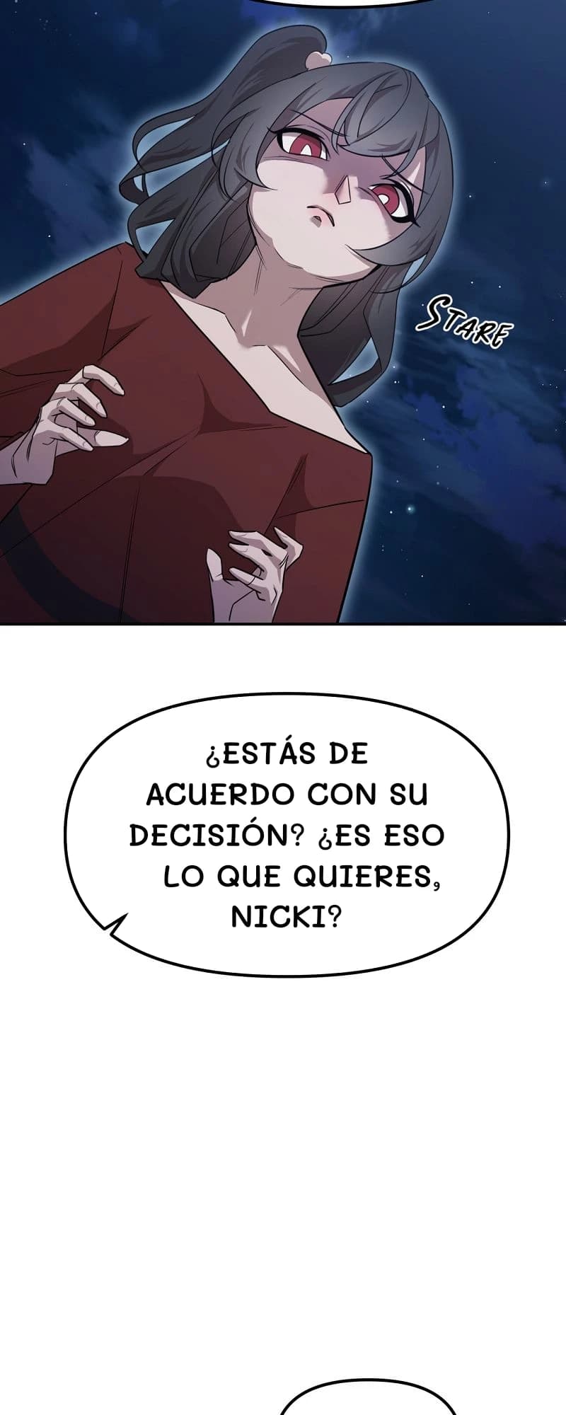 ¿Estás de acuerdo con su decisión? ¿Es eso lo que quieres, Nicki?