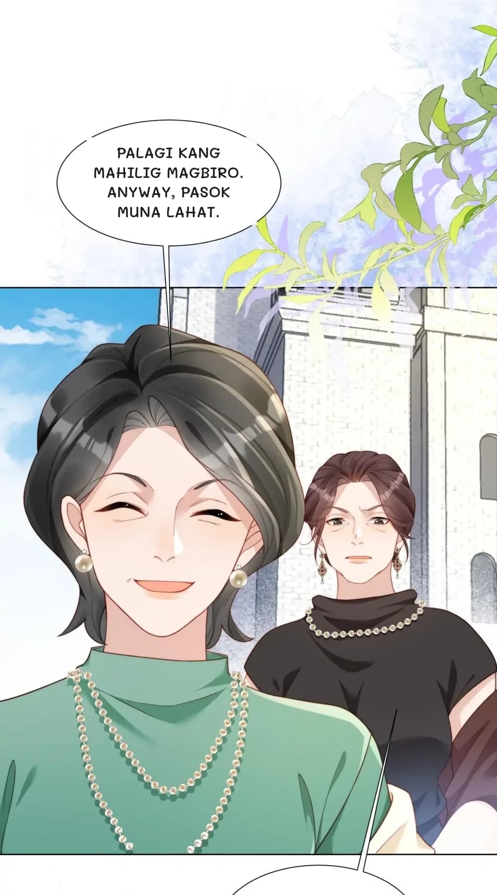 Palagi kang mahilig magbiro. Anyway, pasok muna lahat.