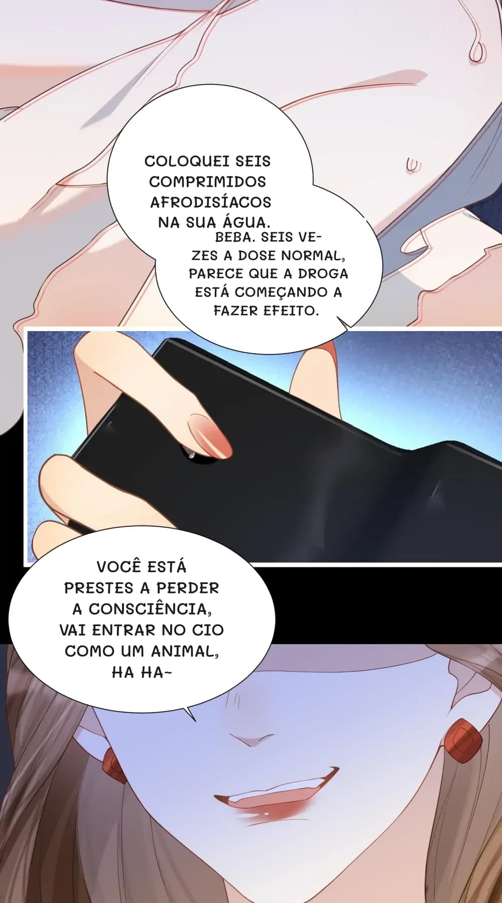 Coloquei seis comprimidos afrodisíacos na sua água.
Beba. Seis vezes a dose normal, parece que a droga está começando a fazer efeito.
Você está prestes a perder a consciência, vai entrar no cio como um animal, ha ha~