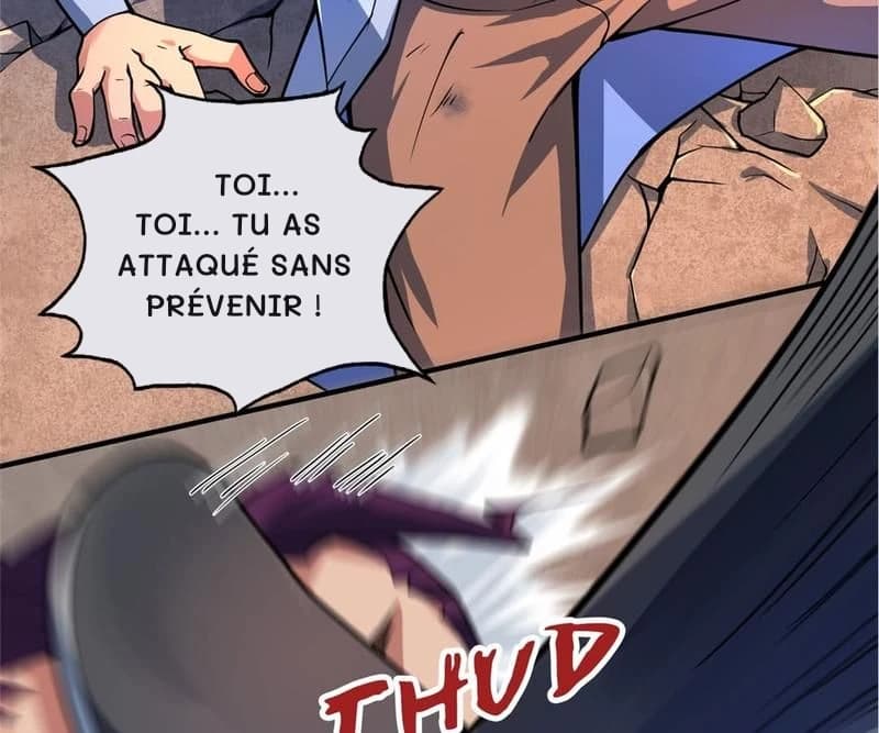 Toi… toi… Tu as attaqué sans prévenir !