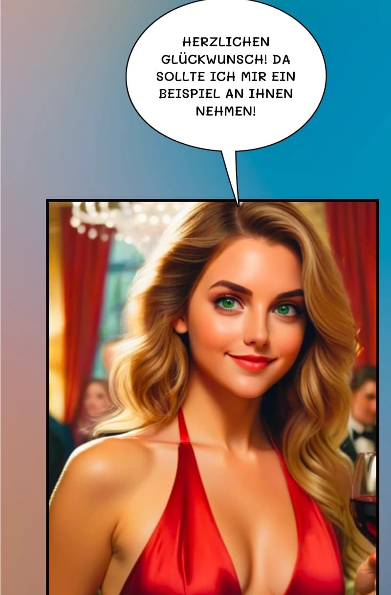 Herzlichen Glückwunsch! Da sollte ich mir ein Beispiel an Ihnen nehmen!