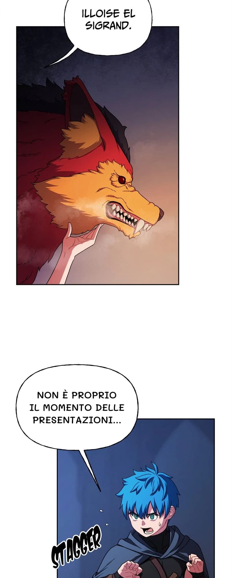 Non è proprio il momento delle presentazioni...