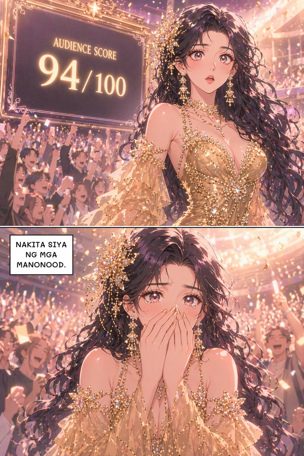 NAKITA SIYA NG MGA MANONOOD.