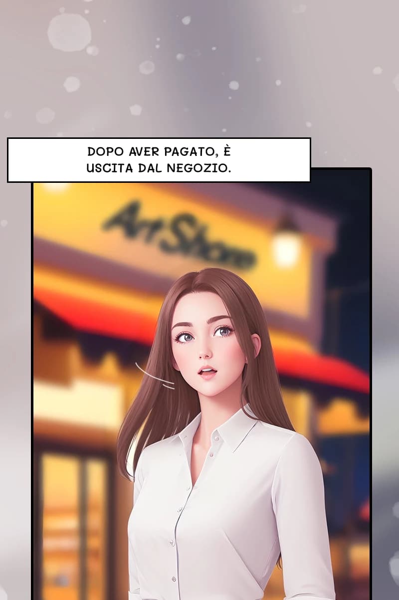 Dopo aver pagato, è uscita dal negozio.