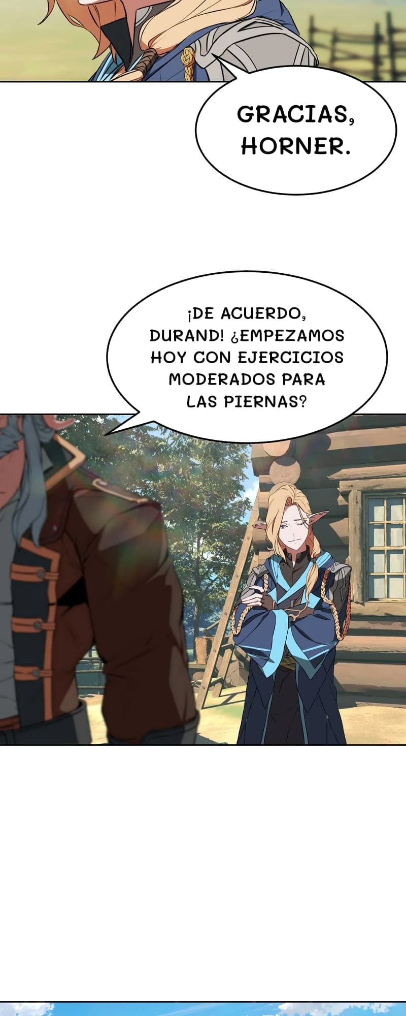 Gracias, Horner.
¡De acuerdo, Durand! ¿Empezamos hoy con ejercicios moderados para las piernas?